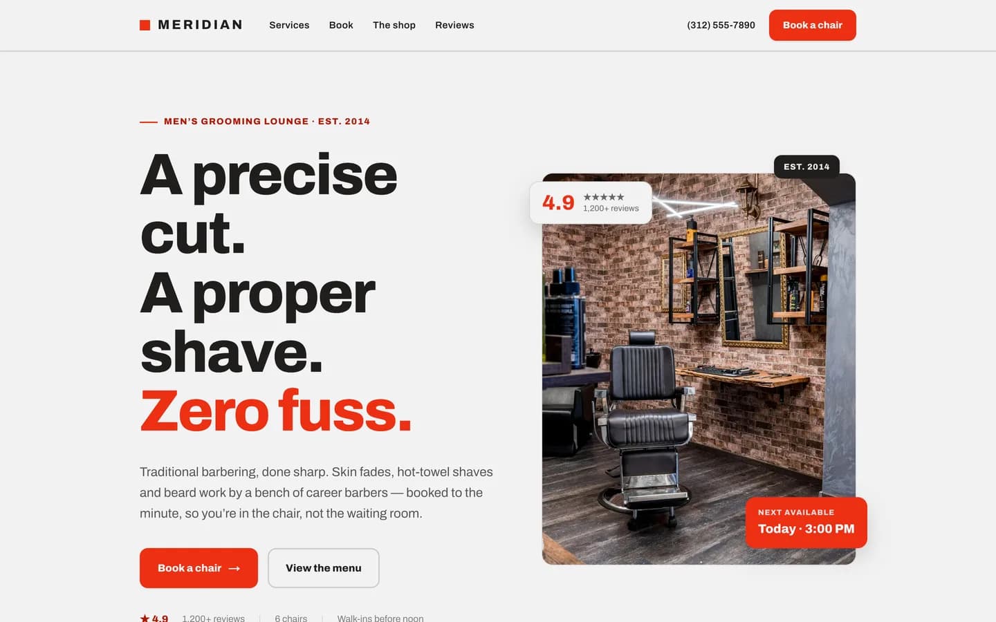 Meridian — Grooming